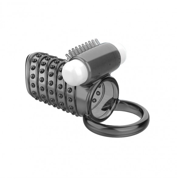 PLEASE ME Male Dual Lock Vibration Cock Ring